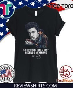 Elvis Presley 1935 – 1977 Legends Never Die Official T-Shirt