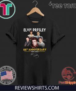 Elvis Presley 66th Anniversary 1975 – 2020 signatures For T-Shirt