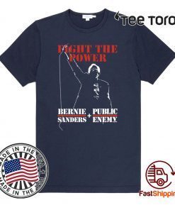 Bernie Sanders Fight The Power Bernie Sanders And Public Enemy Official T-Shirt