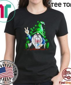 Gnomes Lucky Hug Coors light St. Patrick_s Day 2020 T-Shirt