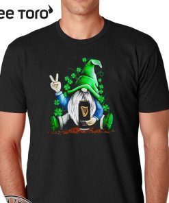 Gnomes Lucky Hug Pabst Guiness St. Patrick_s Day Tee Shirts