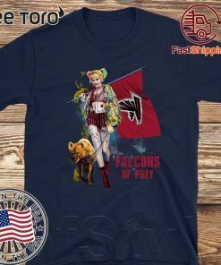 Harley Quinn Atlanta Falcons Of Prey Original T-Shirt
