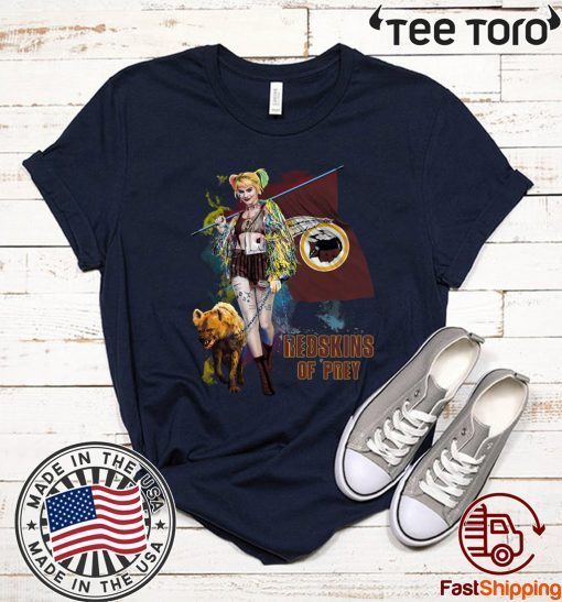 Harley Quinn San Washington Redskins Of Prey 2020 T-Shirt