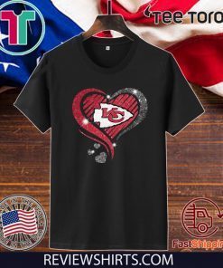 Heart Diamond Kansas City Chiefs Super Bowl Champions 2020 T-Shirt