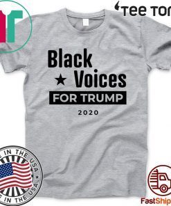 Official Black Voices For Trump 2020 T-Shirt