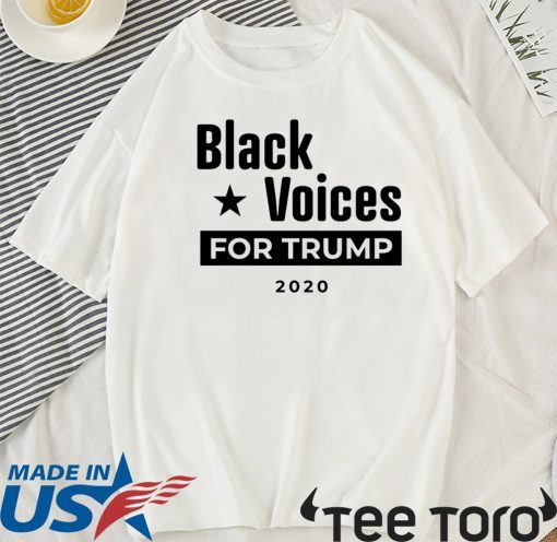 Official Black Voices For Trump 2020 T-Shirt