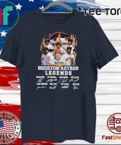 Houston Astros Legends Nolan Ryan Jeff Bagwell Craig Biggio Jose Altuve Lance Berkman Mike Scott Roy Oswalt Jose Cruz 2020 T-Shirt