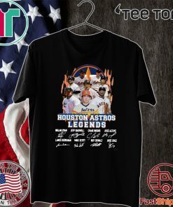 Houston Astros Legends Nolan Ryan Jeff Bagwell Craig Biggio Jose Altuve Lance Berkman Mike Scott Roy Oswalt Jose Cruz 2020 T-Shirt