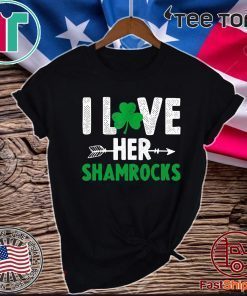 I Love Her Shamrocks Hot T-Shirt