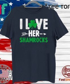 I Love Her Shamrocks Hot T-Shirt