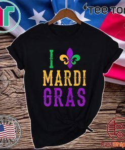 Vintage I Love Mardi Gras NOLA New Orleans T-Shirt