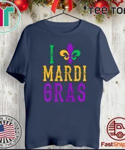 Vintage I Love Mardi Gras NOLA New Orleans T-Shirt