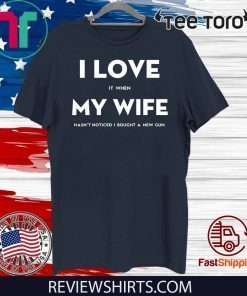 I Love My Wife T-Shirt For Mens Womens