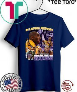 In Loving Memory Kobe 1978 2020 Shirt