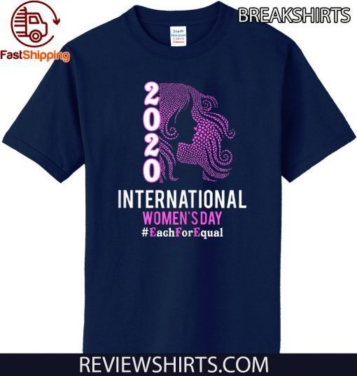 International Women's Day 2020 Each For Equal Official T-Shirt