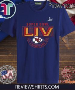 KANSAS CITY CHIEFS SUPER BOWL LIV CHAMPIONS OFFICIAL T-SHIRT