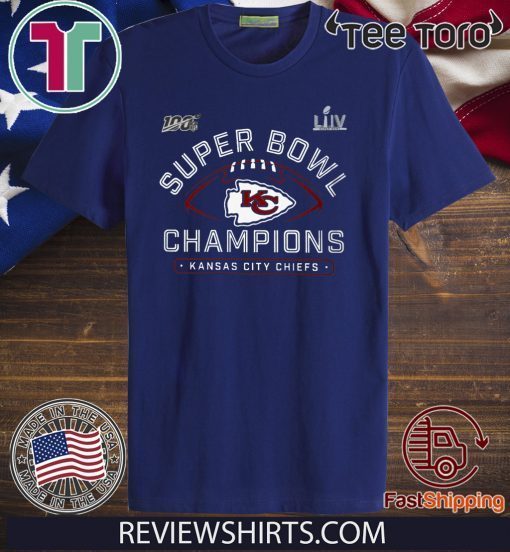 KANSAS CITY CHIEFS SUPER BOWL LIV CHAMPIONS 2020 T-SHIRT