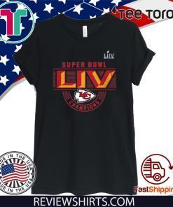 KANSAS CITY CHIEFS SUPER BOWL LIV CHAMPIONS OFFICIAL T-SHIRT