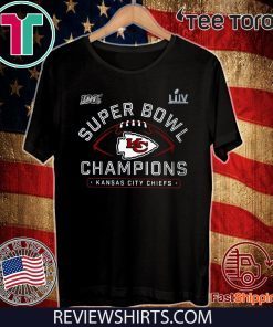 KANSAS CITY CHIEFS SUPER BOWL LIV CHAMPIONS 2020 T-SHIRT