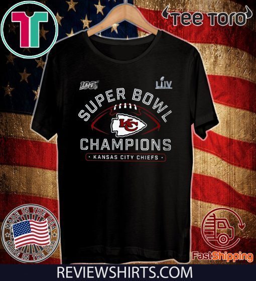 KANSAS CITY CHIEFS SUPER BOWL LIV CHAMPIONS 2020 T-SHIRT