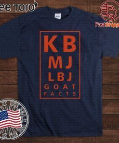 KB MJ LBJ Basketball Goat Facts 2020 T-Shirt