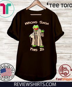 KERMIT THE FROG WRONG SAGA THIS IS OFFICIAL T-SHIRT