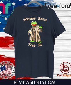 KERMIT THE FROG WRONG SAGA THIS IS OFFICIAL T-SHIRT