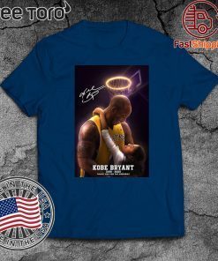 KOBE BRYANT 1978 2020 THANK YOU FOR THE MEMORIES OFFICIAL T-SHIRT