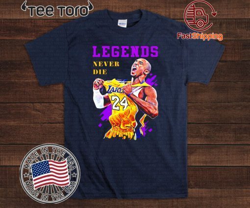 KOBE BRYANT LEGENDS NEVER DIE TEE SHIRT