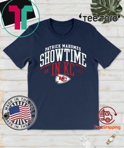 Kansas City Chiefs Patrick Mahomes Showtime in KC 2020 T-Shirt