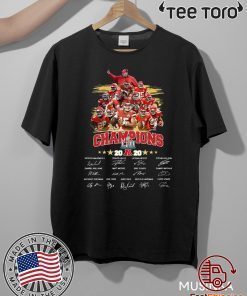 Kansas City Chiefs Patrick Mahomes Travis Kelce Lesean Mccoy Steven Nelson Signatures Unisex T-Shirt