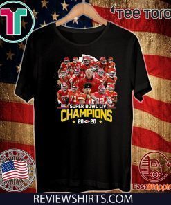 Kansas City Chiefs Super Bowl LIV Champions 2020 For T-Shirt