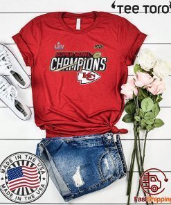 Kansas City Chiefs Super Bowl LIV Champions Trophy Shirt T-Shirt