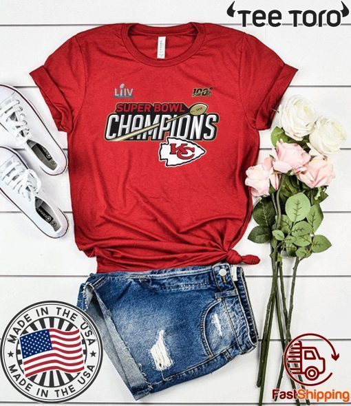 Kansas City Chiefs Super Bowl LIV Champions Trophy Shirt T-Shirt