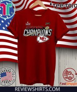 Kansas City Chiefs Super Bowl LIV Champions Trophy 2020 T-Shirt