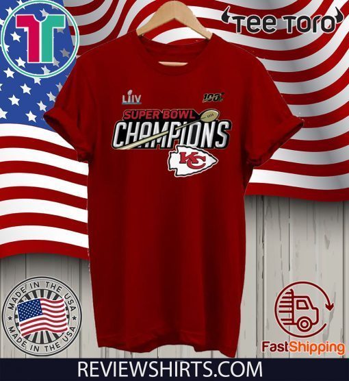 Kansas City Chiefs Super Bowl LIV Champions Trophy 2020 T-Shirt