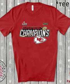 Kansas City Chiefs Super Bowl LIV Champions Trophy Hot 2020 T-Shirt