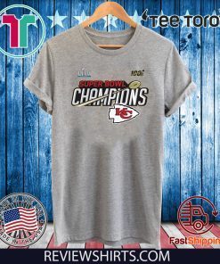 Official Kansas City Chiefs Super Bowl LIV Champions Trophy T-Shirt