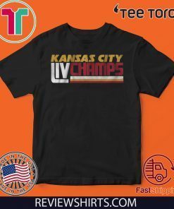 Kansas City LIV Champs Kansas City Football T-Shirt
