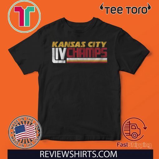 Kansas City LIV Champs Kansas City Football T-Shirt