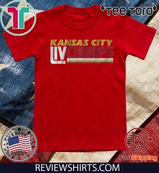 Kansas City LIV Champs Kansas City Football T-Shirt