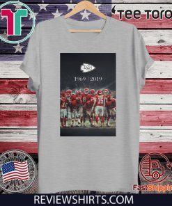 Kansas city chiefs 1969-2019 Official T-Shirt