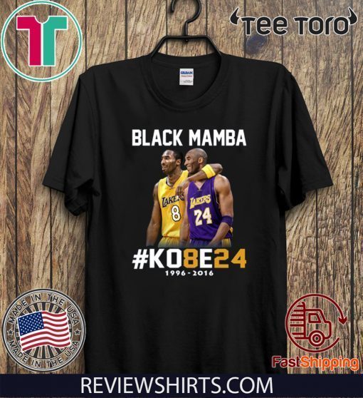 Kobe Bryant 24 Black Mamba 2020 T-Shirt