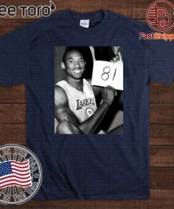 Kobe Bryant 81 Point Game Official T-Shirt