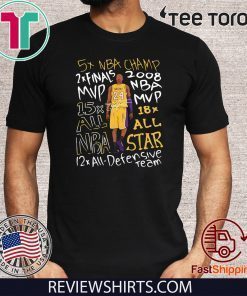 Kobe Bryant title Collection 2020 T-Shirt