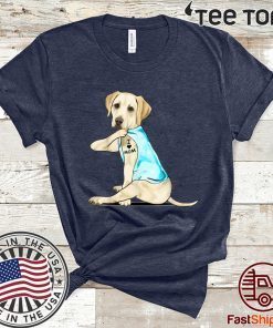 Labrador Tattoos I Love MOM Sitting Funny Gift Mother's Day Official T-Shirt