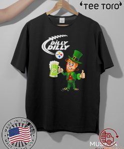 Leprechaun Dilly Dilly Pittsburgh Steelers Patrick's day Unisex T-Shirt
