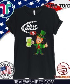 Leprechaun Dilly Dilly San Francisco 69ers Patrick’s day Tee Shirt
