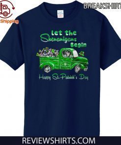 Let the Shenanigans Begin Shirt – Happy St. Patrick day 2020 T-Shirt