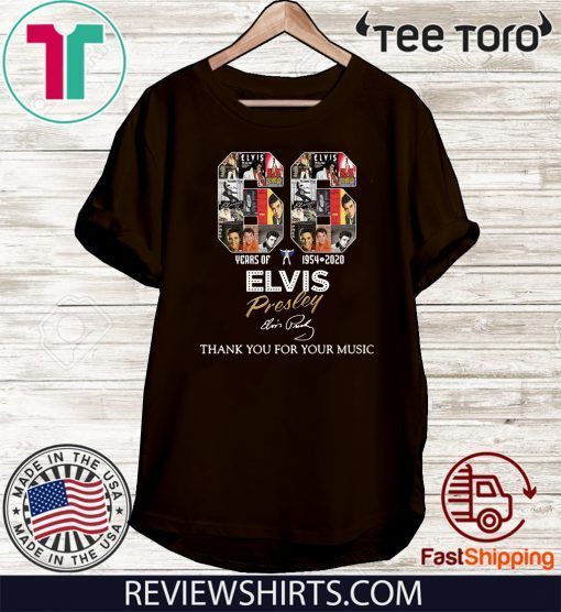 66 Years Of Elvis Presley 1974 – 2020 Thank You For Your Music Official T-Shirt